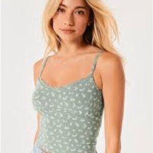Hollister Sage Floral Camisole